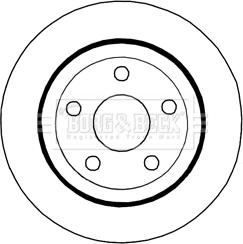 Jeep 42124763AD - Тормозной диск avtokuzovplus.com.ua