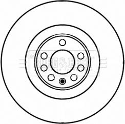 Borg & Beck BBD6029S - Тормозной диск autodnr.net