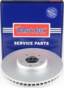 Borg & Beck BBD6037S - Гальмівний диск autocars.com.ua