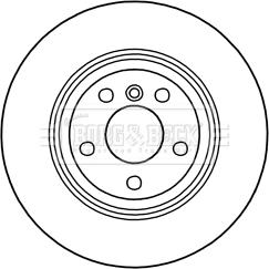 Borg & Beck BBD6039S - Тормозной диск avtokuzovplus.com.ua