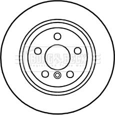 Borg & Beck BBD6040S - Тормозной диск avtokuzovplus.com.ua