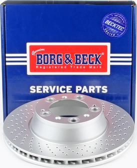Borg & Beck BBD6047S - Гальмівний диск autocars.com.ua