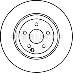 Borg & Beck BBD6049S - Тормозной диск avtokuzovplus.com.ua