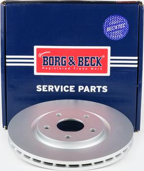 Borg & Beck BBD6084S - Гальмівний диск autocars.com.ua