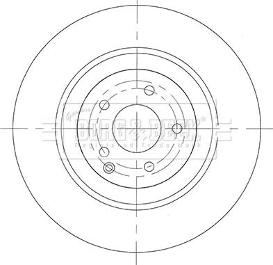 Borg & Beck BBD6092S - Тормозной диск avtokuzovplus.com.ua