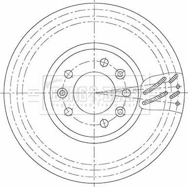 Borg & Beck BBD6138S - Гальмівний диск autocars.com.ua