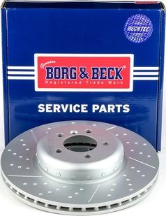 Borg & Beck BBD6168S - Гальмівний диск autocars.com.ua