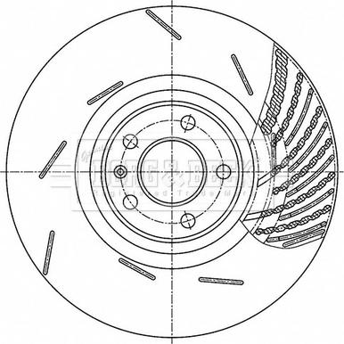 Borg & Beck BBD6199S - Тормозной диск avtokuzovplus.com.ua