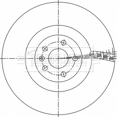 Borg & Beck BBD6210S - Тормозной диск avtokuzovplus.com.ua