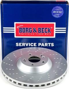 Borg & Beck BBD6212S - Гальмівний диск autocars.com.ua