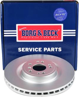 Borg & Beck BBD6224S - Гальмівний диск autocars.com.ua