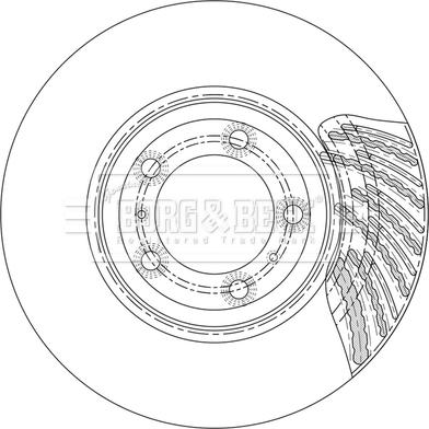 Borg & Beck BBD6227S - Гальмівний диск autocars.com.ua