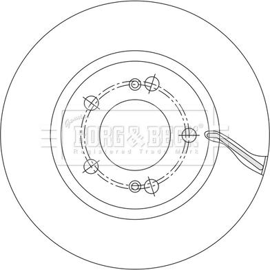 Borg & Beck BBD6230S - Гальмівний диск autocars.com.ua