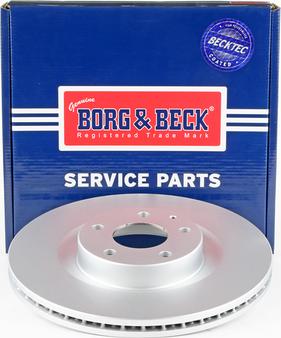 Borg & Beck BBD6283S - Гальмівний диск autocars.com.ua
