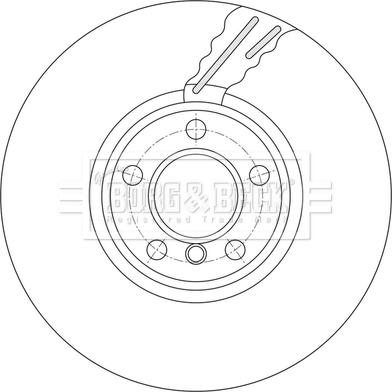 Borg & Beck BBD7004S - Тормозной диск avtokuzovplus.com.ua