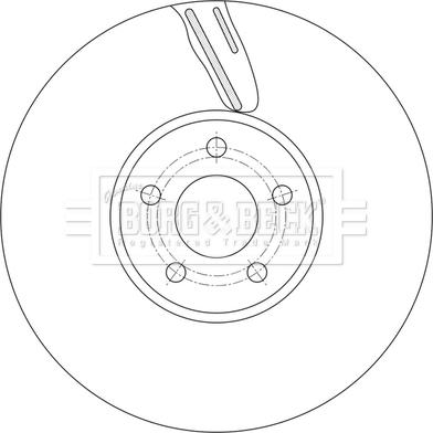 Borg & Beck BBD7018S - Гальмівний диск autocars.com.ua