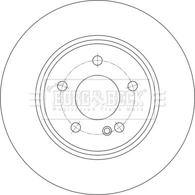 Borg & Beck BBD7019S - Гальмівний диск autocars.com.ua