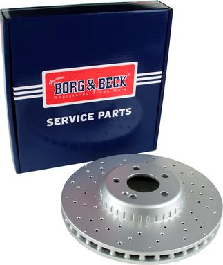 Borg & Beck BBD7035S - Гальмівний диск autocars.com.ua