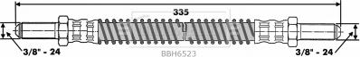 Borg & Beck BBH6523 - Тормозной шланг autodnr.net