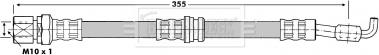 Borg & Beck BBH6947 - Гальмівний шланг autocars.com.ua