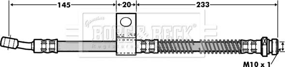 Borg & Beck BBH7003 - Гальмівний шланг autocars.com.ua