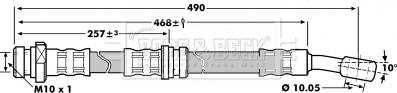 Borg & Beck BBH7007 - Гальмівний шланг autocars.com.ua