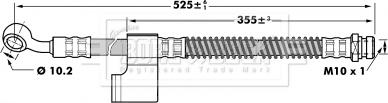 Borg & Beck BBH7037 - Гальмівний шланг autocars.com.ua