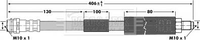 Borg & Beck BBH7092 - Тормозной шланг autodnr.net