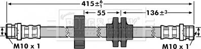 Borg & Beck BBH7172 - Гальмівний шланг autocars.com.ua