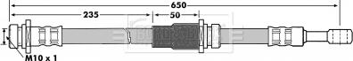Borg & Beck BBH7182 - Гальмівний шланг autocars.com.ua