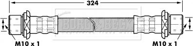 Borg & Beck BBH7243 - Гальмівний шланг autocars.com.ua