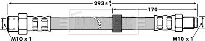 Borg & Beck BBH7294 - Тормозной шланг avtokuzovplus.com.ua