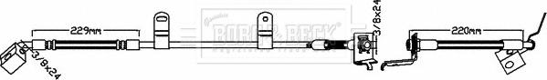 Borg & Beck BBH8013 - Гальмівний шланг autocars.com.ua