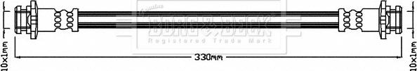 Borg & Beck BBH8046 - Тормозной шланг avtokuzovplus.com.ua