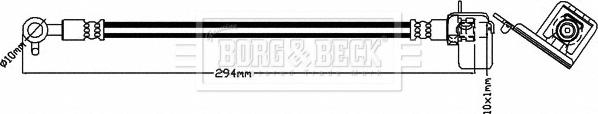 Borg & Beck BBH8185 - Тормозной шланг autodnr.net