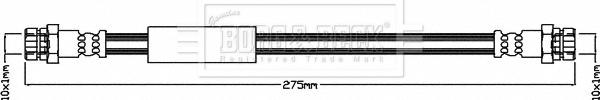 Borg & Beck BBH8387 - Тормозной шланг avtokuzovplus.com.ua