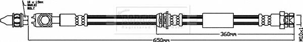 Borg & Beck BBH8419 - Тормозной шланг avtokuzovplus.com.ua