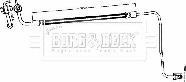 Borg & Beck BBH8497 - Тормозной шланг autodnr.net