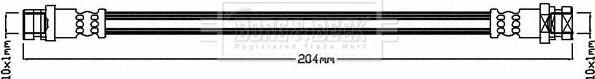 Borg & Beck BBH8545 - Тормозной шланг avtokuzovplus.com.ua