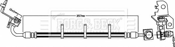 Borg & Beck BBH8565 - Гальмівний шланг autocars.com.ua