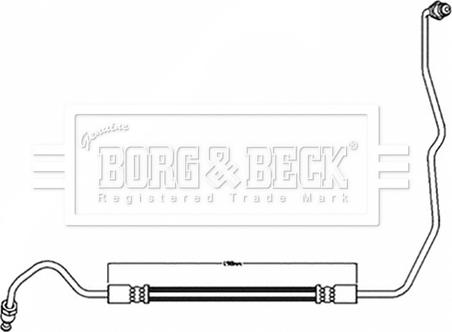 Borg & Beck BBH8597 - Тормозной шланг avtokuzovplus.com.ua