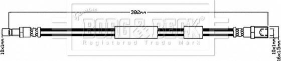 Borg & Beck BBH8701 - Гальмівний шланг autocars.com.ua