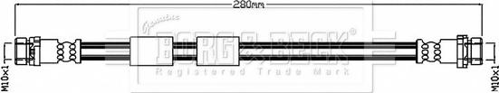 Borg & Beck BBH8825 - Гальмівний шланг autocars.com.ua