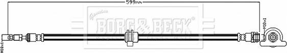 Borg & Beck BBH8891 - Тормозной шланг avtokuzovplus.com.ua