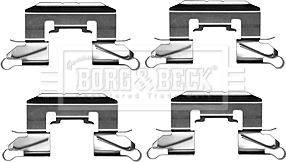 Borg & Beck BBK1212 - Комплектующие для колодок дискового тормоза avtokuzovplus.com.ua