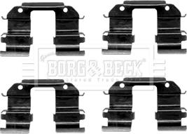 Borg & Beck BBK1233 - Комплектующие для колодок дискового тормоза avtokuzovplus.com.ua
