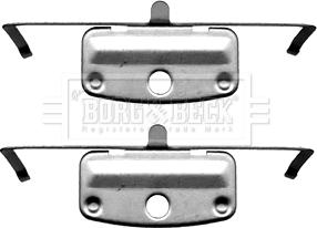 Borg & Beck BBK1236 - Комплектующие для колодок дискового тормоза avtokuzovplus.com.ua
