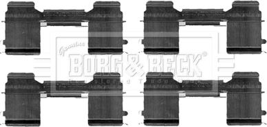 Borg & Beck BBK1303 - Комплектующие для колодок дискового тормоза autodnr.net
