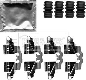 Borg & Beck BBK1339 - Комплектуючі, колодки дискового гальма autocars.com.ua