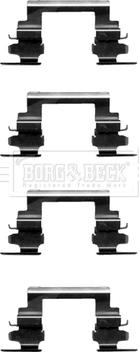 Borg & Beck BBK1370 - Комплектующие для колодок дискового тормоза autodnr.net